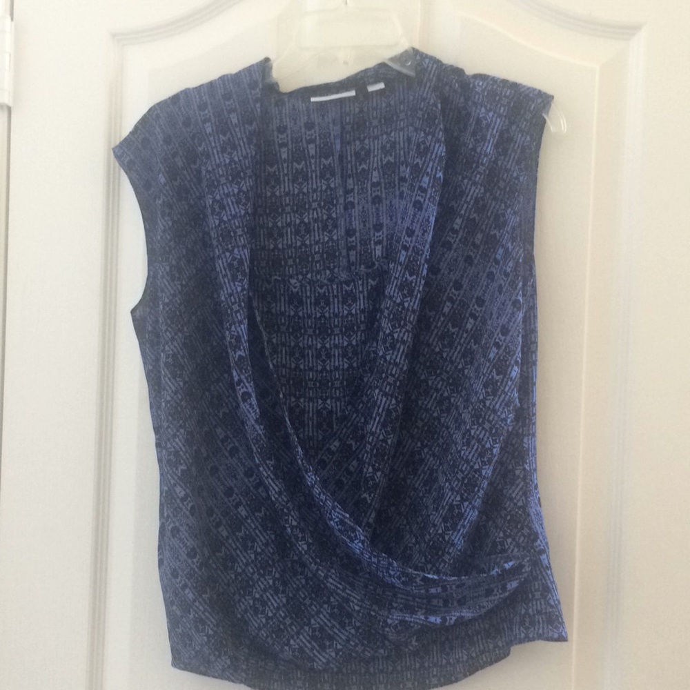 FINAL MARKDOWN Ladies New York & company draped front top small